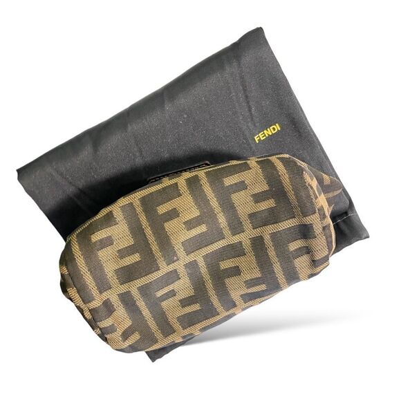 FENDI Zucca Print Pouch / Makeup Case - Picture 6 of 12